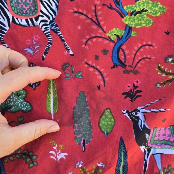 Print Fresh Robe sz L-XL ANTELOPE FOREST. Stains! No Belt - Picture 6 of 11